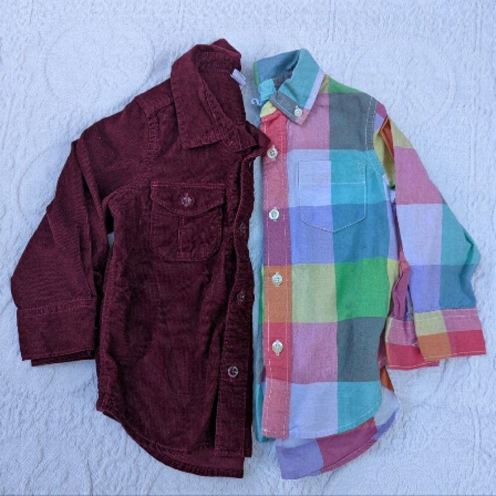 babyGap║Two Boys Button Down Shirts║Size 2T